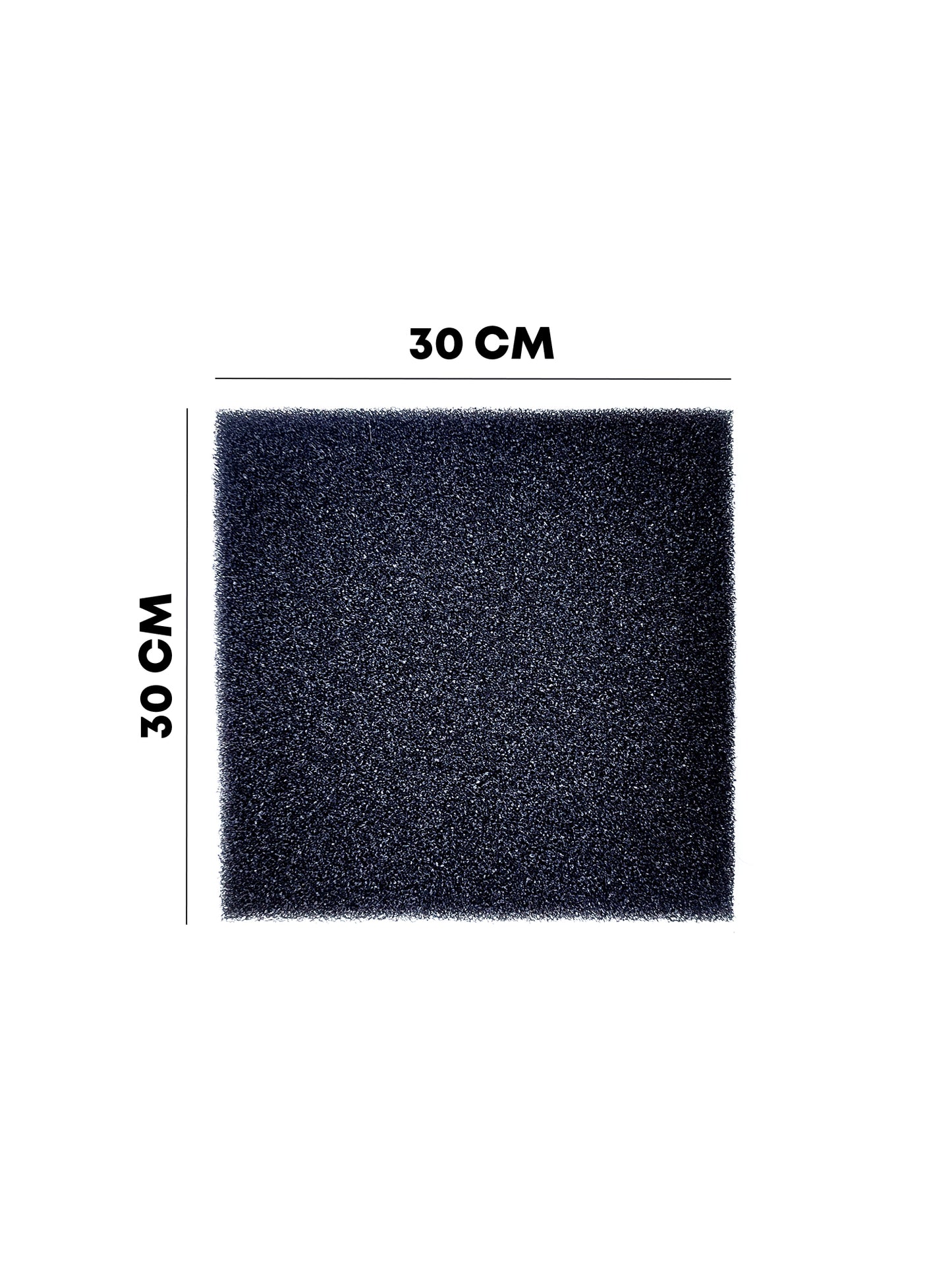 Carré de mousse alvéolé gros diamètre 30x30x4cm